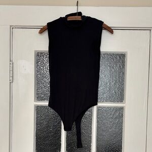 Everlane Black Sleeveless Bodysuit